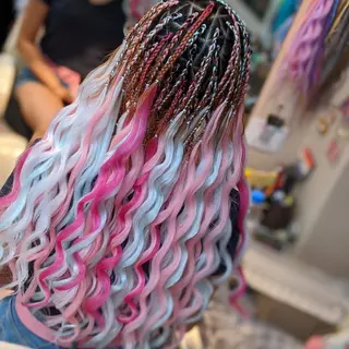 ロング ヘアアレンジ scamp ★のヘアスタイル