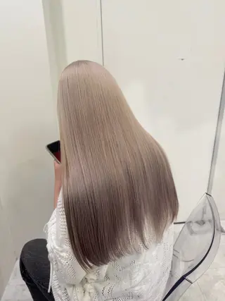 ロング カラー ヘアアレンジ 赤み消しブラウン プロ🐿けんご🐿のヘアスタイル