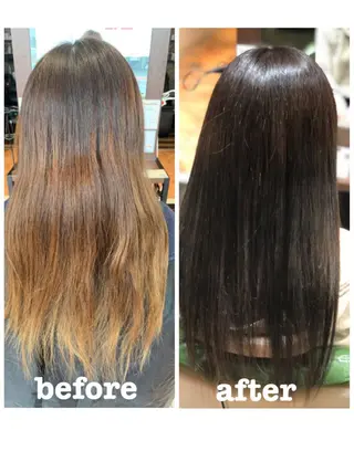 ミディアム カラーリスト菅澤 岳のヘアスタイル