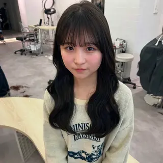 ロング パーマモデル募集中 /横浜/千優のヘアスタイル