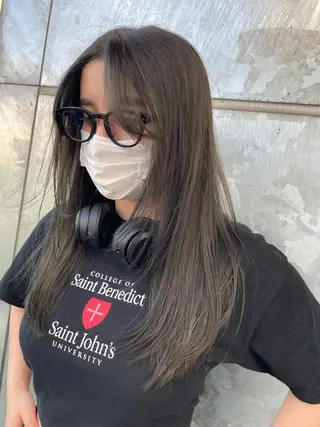 ロング カラー ヘアアレンジ 🍃柔らかヘアー田中 瑞希🍃のヘアスタイル