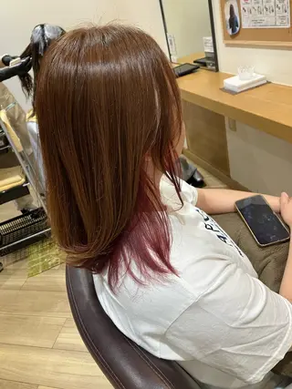 セミロング カラー カットモデル募集/ 宮内のヘアスタイル