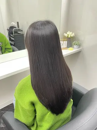 ロング カラー Blue所属・韓国ヘア🇰🇷 りさのヘアスタイル