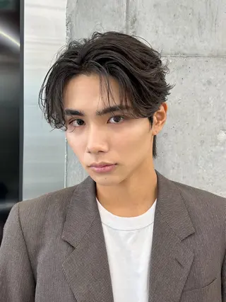 ショート パーマ メンズ fifth銀座店 窪田潤平のヘアスタイル