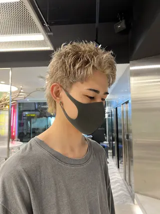 ショート カラー メンズ 【圧倒的センス】 まる/メンズカラーのヘアスタイル