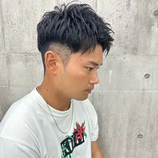 メンズ tidasmile /カラー/カットのヘアスタイル