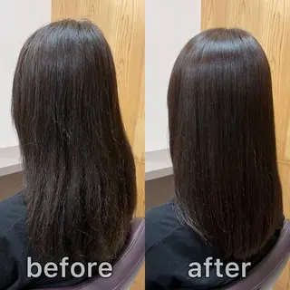 ミディアム パーマ KIZU 髪質改善 オカルト怪談のヘアスタイル