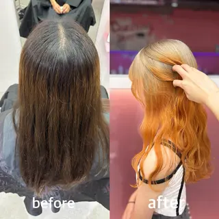 ロング 田中麻鈴/ハイトーン /ミルクティーのヘアスタイル