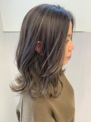 ミディアム カラー FILM hair design所属・梅本 有希のヘアスタイル