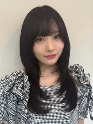 ロング るな🎀 銀座暖色カラー🌈♡のヘアスタイル