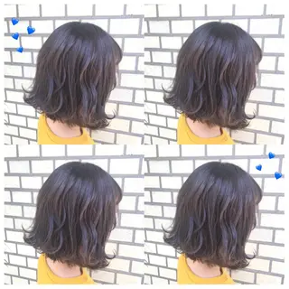 ミディアム カラー 韓国ヘア得意❤︎森澤 悠佳のヘアスタイル