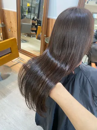 ロング パーマ Lumi上大岡所属・縮毛矯正/カラー/ 似合わせ/JUNのヘアスタイル