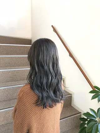 ミディアム 松戸　レイヤーカット 野口　康太郎のヘアスタイル