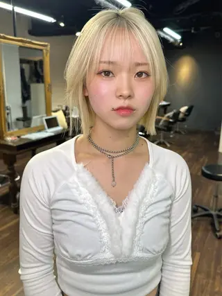 ショート カラー ボブ・レイヤー支持 No.1/Ryokiのヘアスタイル