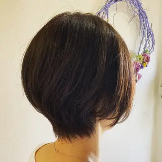 ショート カラー Calbari 中田 莉紗/奥州市水沢のヘアスタイル