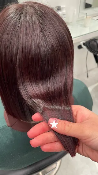 ショート カラー トレンド暖色ヘア🍒 miu🍒のヘアスタイル