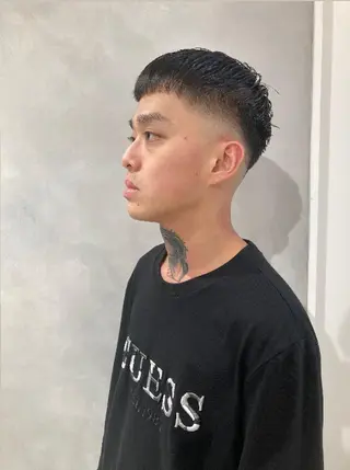 ショート メンズ 🟢ボブパーマ/ハー ドパーマ/大西🟢のヘアスタイル