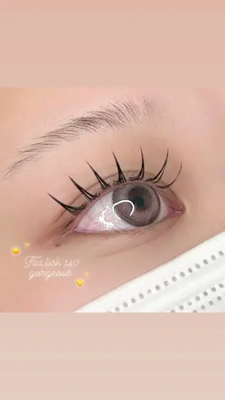 マツエク・マツパ chacha bla nc Amie 沖田のマツエク・マツパデザイン