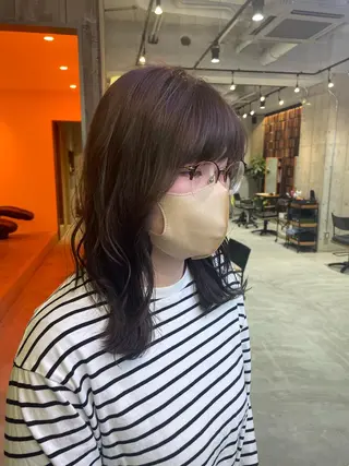 ミディアム 三好 祐希のヘアスタイル