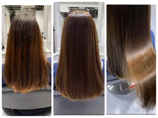 セミロング カラー ヘアアレンジ 外苑前NO.1艶髪 透明感カラーのヘアスタイル