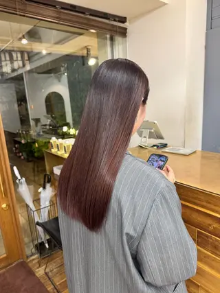 カラー たけかわ みちのヘアスタイル