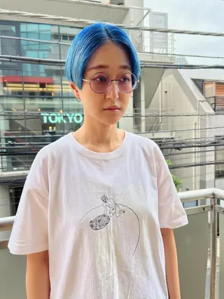 ショート ハイトーンNo.1✨ パーマ✨イマイタツヤのヘアスタイル