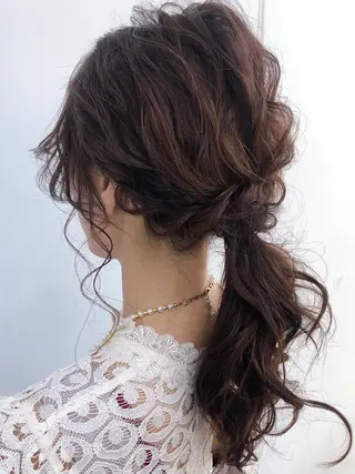 セミロング 小田 莉加子のヘアスタイル