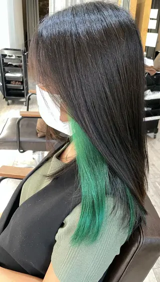 ミディアム hair make powder 薮本のヘアスタイル