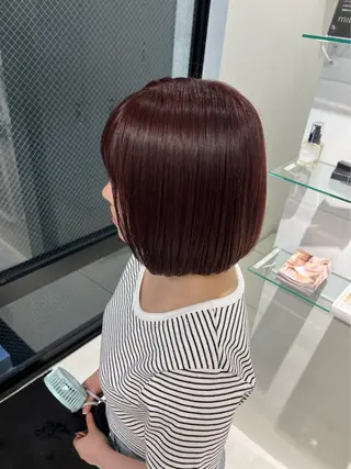 ショート カラー 広香/ハイトーン/ デザインカラー/ボブのヘアスタイル