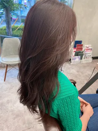ロング カラー 🕶️佐藤 海李🐏のヘアスタイル
