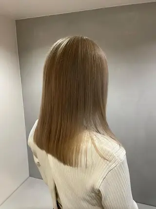 セミロング カラー 👾TAMURA MAAYA👾のヘアスタイル