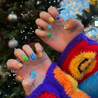 ネイル 文 /個性派ネイルのネイルデザイン