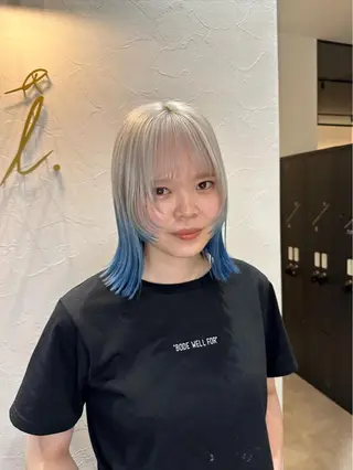 ミディアム カラー salowin神戸三宮suite所属・工藤 貫多のヘアスタイル