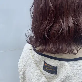 ミディアム カラー 田中 優衣のヘアスタイル