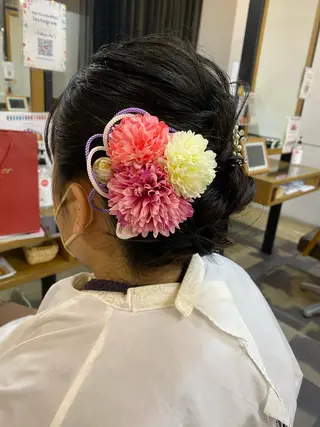 ヘアアレンジ BRAS ナカガワのヘアスタイル