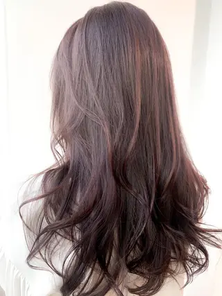 セミロング カラー パーマ ヘアアレンジ Lehm所属・表参道/さあ や/大人ナチュラルのヘアスタイル