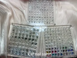 ネイル kao nail マグネット/長さだしのネイルデザイン