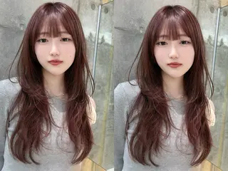 セミロング 韓国🇰🇷レイヤー 透明感/秀瑛🩶のヘアスタイル