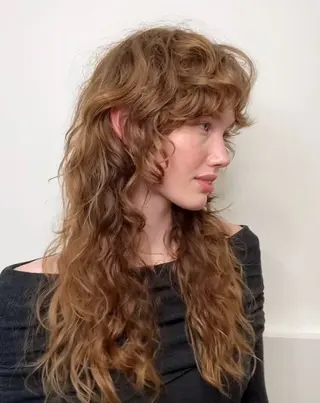 ロング カラー パーマ L&Co所属・タナカ カナ🫧のヘアスタイル