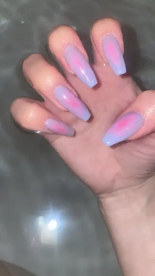 ネイル 33nail✴️栄 スミレ❇️Gel-xのネイルデザイン