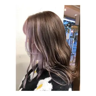 ロング カラー メンズ 白髪ぼかし脱白髪染め 大塚綾のヘアスタイル