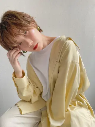 ショート 【ショート、艶髪】 新海龍哉のヘアスタイル