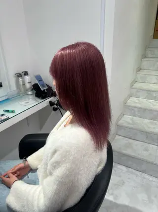カラー ブリーチなし透明感 💗RYOTAのヘアスタイル
