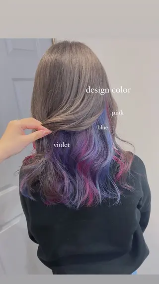 ミディアム 緒方 つばさのヘアスタイル