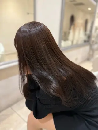 ミディアム カラー ZACC ayakaのヘアスタイル