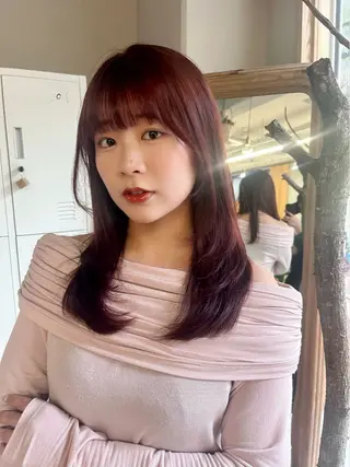 ロング カラー 似合わせ特化/レイヤ ーカット/mikuのヘアスタイル