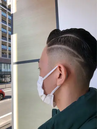 メンズ バレイヤージュ/ヘア アレンジ/shionのヘアスタイル