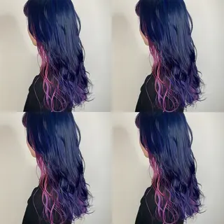 ロング カラー 袴田 伊代のヘアスタイル