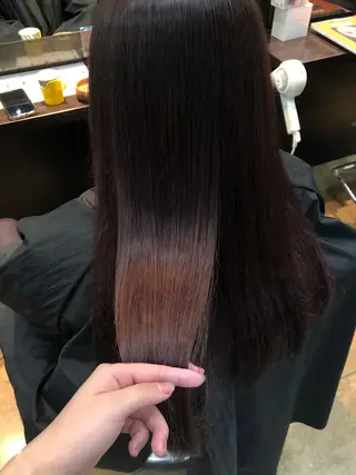 カラー hina☺︎ 髪質改善/ストレートのヘアスタイル