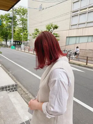 ミディアム 藤井 廉のヘアスタイル